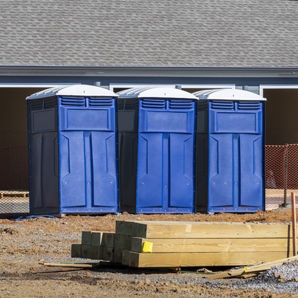 how often are the porta potties cleaned and serviced during a rental period in Oneco